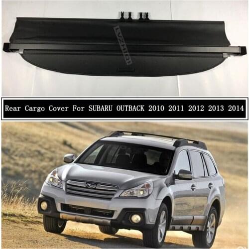 Rear Cargo Cover For SUBARU OUTBACK 2010 2011 2012 2013 2014 Partition Curtain Screen Shade Trunk Security Shield Accessories