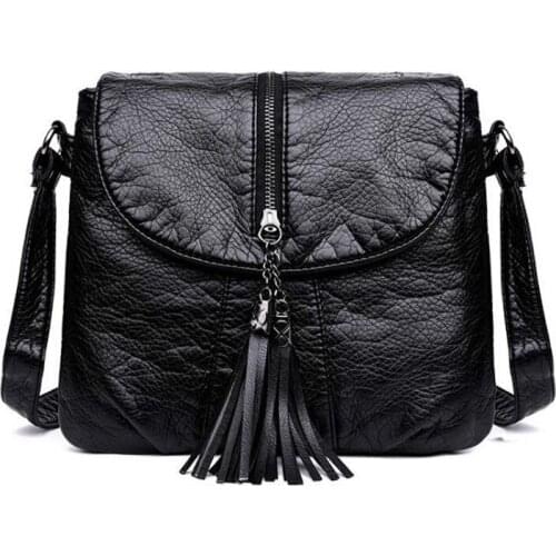 2020 New Hot Designer Shoulder Bag Soft Leather Handbag Women Messenger Bags Crossbody Fashion Women Bag Female Flap Bolsa