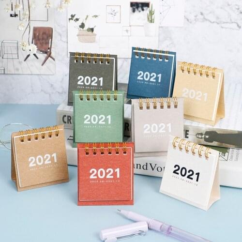 2021 Mini Desk Calendar Twelve Constellation Series Portable Desk Calendars Daily Schedule Planner