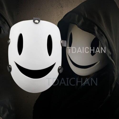 2021Tenkuu Shinpan/ High-rise Invasion Masks Cosplay Mask White Mask Japanese Samurai Costume Props Terror Halloween Party Anime