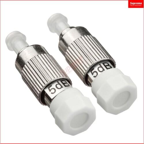5PCS 5dB FC UPC Fiber Optical Plug Attenuator (Assume Male To Female, Single Mode) FC/UPC