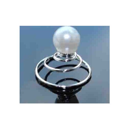 New 60pcs lot 8mm pearl hair fashion spiral ornament screw twister bridal wedding jewelry