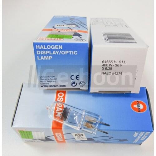 64665 HLX LL 36V 400W G6.35 Projector Slide Projector Tungsten Halogen Lamp Bulb NAED 54274 54274-0