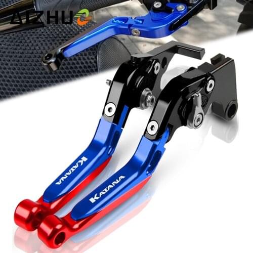 Motorcycle CNC Aluminum Clutch Brake Levers FOR SUZUKI KATANA GSX600F GSX750F GSX600 F 1989-2007 2006 Adjustable Accessories
