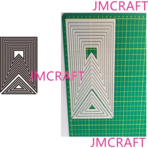 JMCRAFT Three-Dimensional Line Background #2 Metal Cutting Die For Scrapbooking Practice Hands-on DIY Album Card Handmade Tool