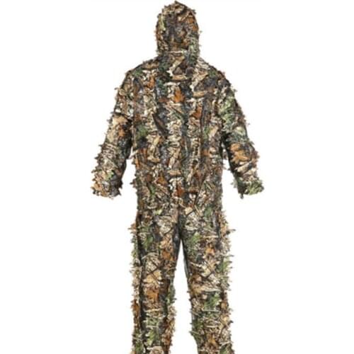 3D Maple Leaf Camouflage Suit Set Sniper Military Tactical Camouflage Hunting Suit Army Hunting Suit Bird Watching Suit