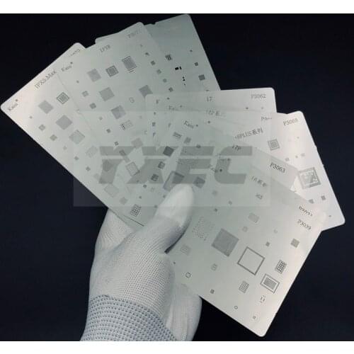 High quality IC Chip BGA Reballing Stencil Kits Set Solder template for iphone 11 promax X XS MAX 7 8 8plus