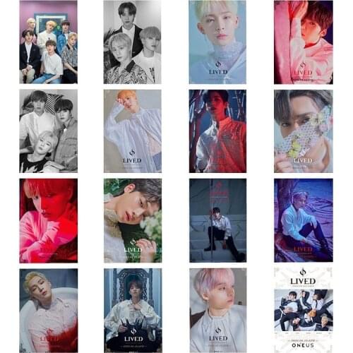 KPOP ONEUS New Album LIVED Peripheral Small Card LOMO Card Han Shengyu Postcard TO MOON Collection Card On Sale