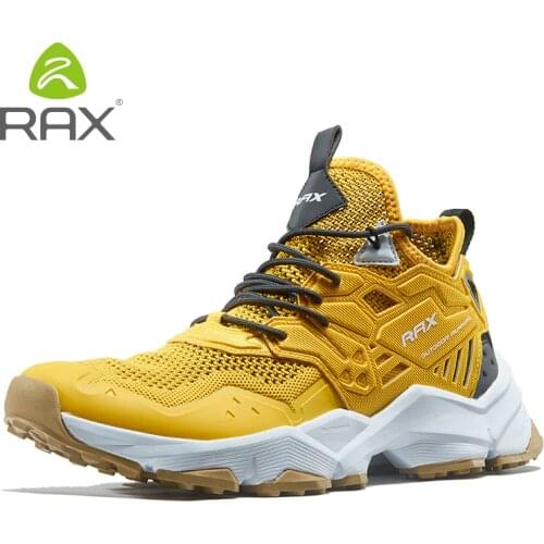 Rax Men Hiking Shoes Breathable Outdoor Sports Sneakers for Men Lightweight Mountain Climbing Trekking Shoes Lightweight Shoes