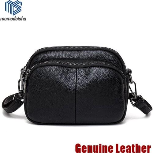 2021 New Mini Handbags Women Fashion Ins Genuine Leather Wide Shoulder Strap Messenger Bag Purse Simple Style Crossbody Bags