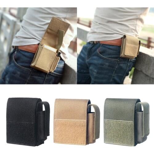 1000D Nylon Cigarette Pouch Battery Lighter Storage Bag Waist Pack Outdoor Tactical Waist Bag Phone Carrying Case