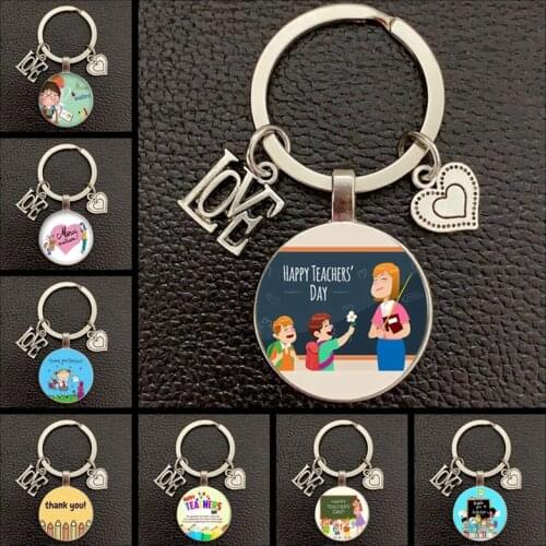 2020 New Creative Teachers Day Keychain, Ladies Crystal Pendant Keychain, Quality Keychain, Thank you Teacher Enlightenment