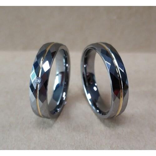 Wholesale Customize Tungsten Couple Rings 5mm for Men Women Wedding Band