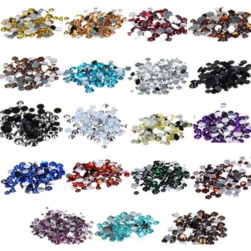④ 6mm Glitter Rhinestones Glass 30g/bag Crystal Strass Perfect To Decorate Cards Or Add Sparkles To Any Papercrafting Project