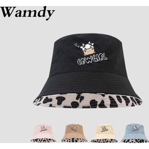 Summer Bucket Hats Women Mens Panama Hat Double-sided Wear Fishing Hat Fisherman Cap for Boys/Girls Bob Femme Gorro