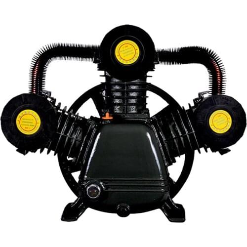 High pressure double cylinder triple cylinder piston air compressor head air compressor pump head assembly