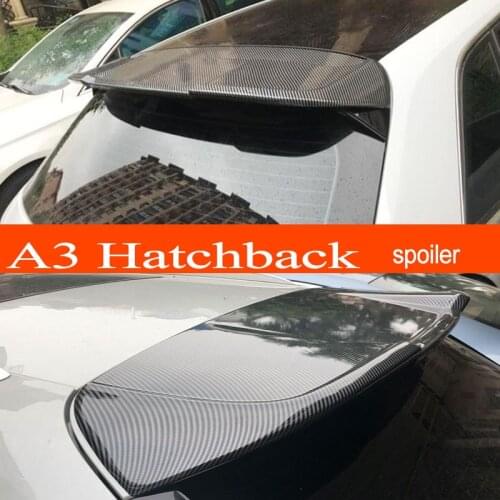 A3 ABS Plastic Car-styling Rear Roof Spoiler for Audi A3 Hatchback 2014 2015 2016 2017 2018