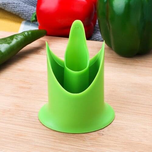 2pcs/set Pepper Cutter Seed Remover Fruit Peeler Jalapeno Corer Slicer Bell Pepper Chili Cooking Tools