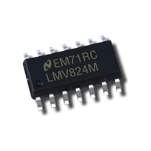 5pcs/lot LMV824MX SOP14 LMV824M 824 IC OPAMP GP 5.6MHZ RRO 14SOIC LMV824 824MX 824M