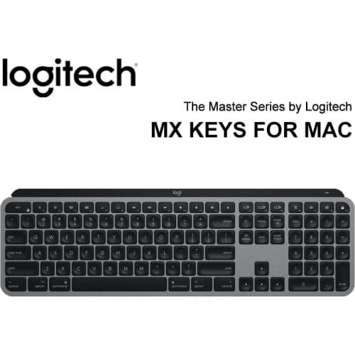 Logitech MX Keys/MX KEYS FOR MAC Wireless Keyboard Rechargeable Easy-Switch Full size Bluetooth Keyboard For Windows, Linux, mac