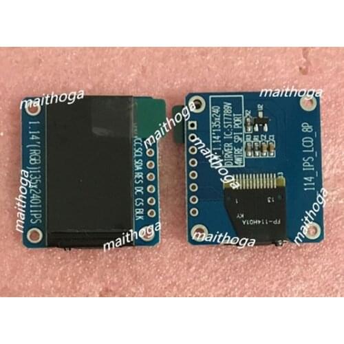 IPS 1.14 inch 8IN SPI HD TFT LCD Color Screen with Adapter Board ST7789 Drive IC 135*240