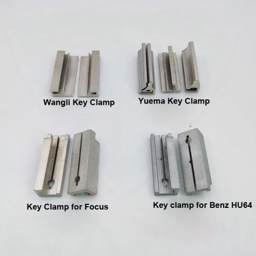 Key Duplicating machine for Benz 4 track Car key Clamp for Ford wangli Yuema Key Clamp Chuck