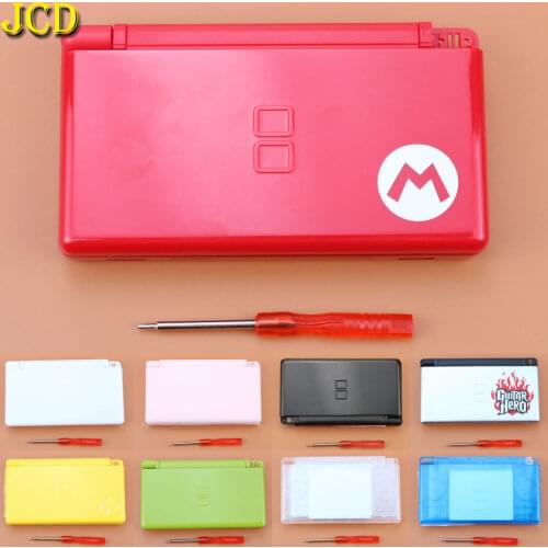 JCD 1PCS Full Game Protect Cases Housing Cover Kit with Screwdriver for Nintend DS Lite NDSL Repair Replacement Shell Case