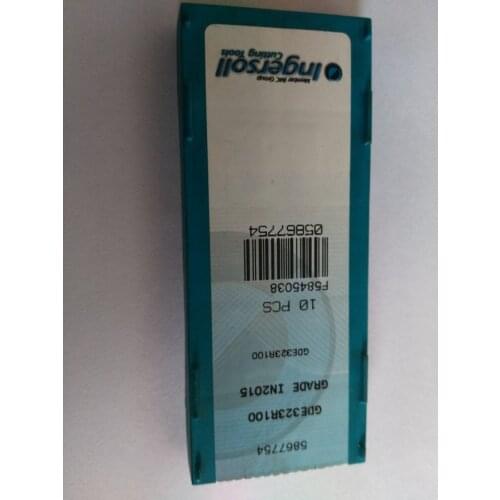 10PCS CARBIDE INSERT GDE323R100 IN2015