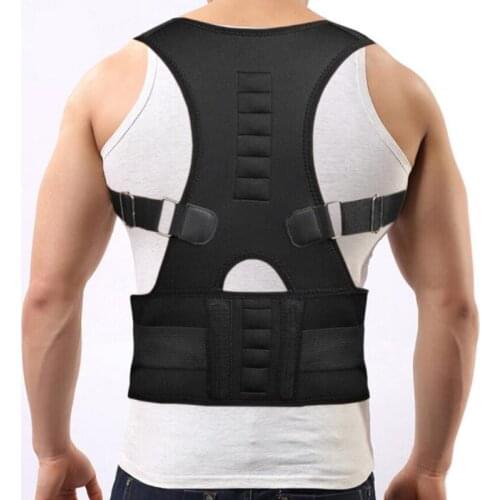Magnetic Therapy Adult Back Corset Shoulder Lumbar Posture Corrector Bandage Spine Support Belt Back Support Posture Correction