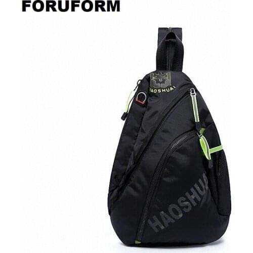 Fashion Men Outdoor Sport Travel Bag Multipurpose Chest Pack Sling Shoulder Bags For Men Waterproof Nylon Casual Bag ZH-191
