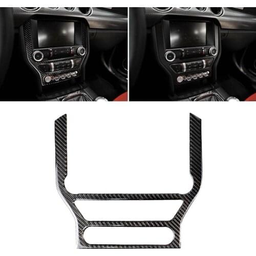 80% HOT SALES！！！Adhesive Central Control Navigation Panel Sticker Fit for Ford Mustang 15-19