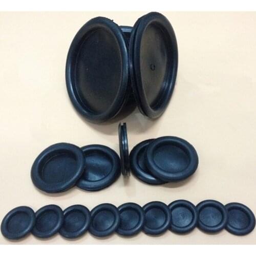 10pcs Single-sided Rubber Wire Grommet Gasket 50mm Inner Dia Electric box inlet outlet Seal ring Dust plug cover cable protector