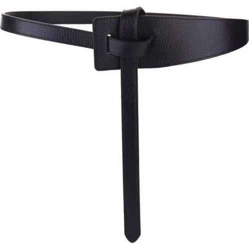 Corset Designer belts for women Vintage wide soft pu leather long cummerbunds ladies dress Belt female coat waistband accessory