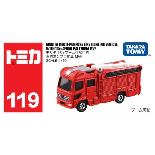 TOMY 1:64 Morita Multi-purpose Fire Engine NO.119 Simulation Model Car