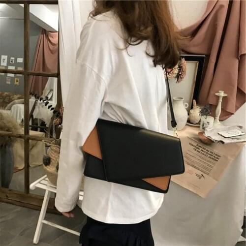 Women Solid Flap Shoulder Bag Simple Retro Crossbody Bags Designer Handbags and Purses Small Women Messenger Bags