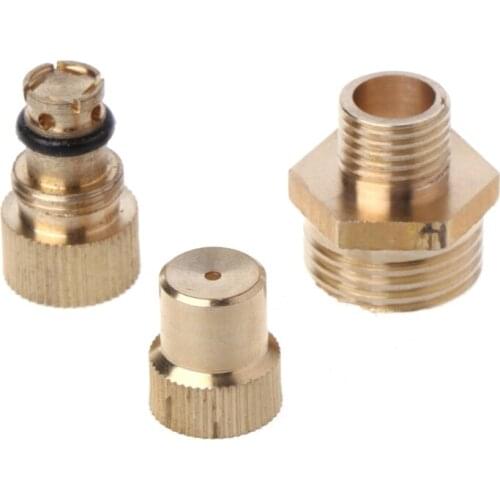 1/2" DN15 Garden Irrigation Brass Adjustable Spray Misting Nozzles Spray Head