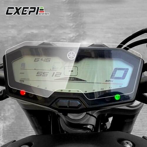2 Set SMotorcyle Cluster Screen Protection Speedometer Film Screen Protection For Yamaha MT07 FZ07 Motorcycle accessories