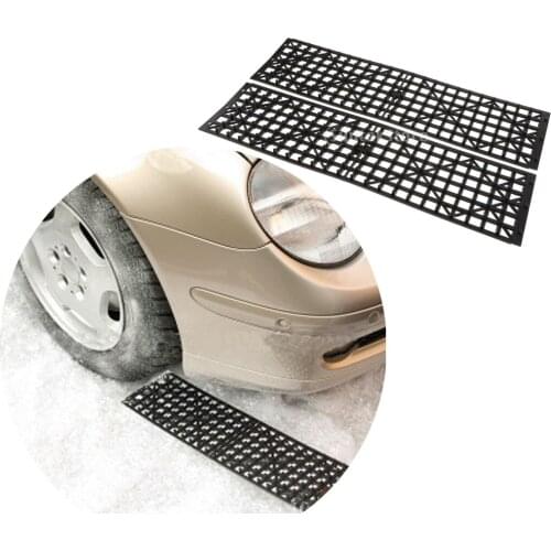 2pcs Car Wheel Anti Skid Pad Auto Traction Mat Tire Grip Aid for Emergencies and Road Trip