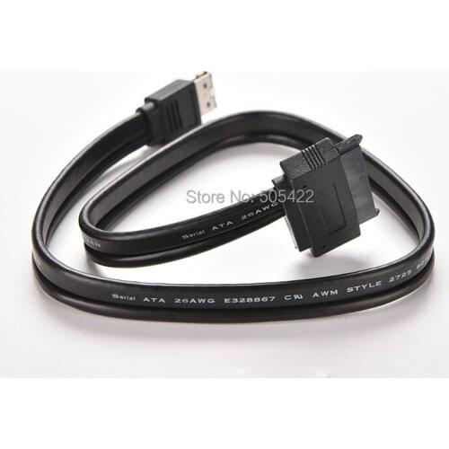 200pcs/lot eSATAp Power over eSATA to 2.5" SATA cable e-SATA for HDD High quality
