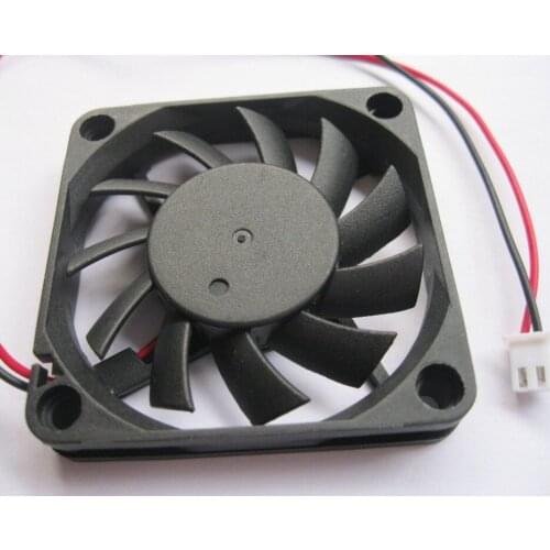 4 pcs Brushless DC Cooling Fan 11 Blade 5V 6010s 60x60x10mm 2 Wires