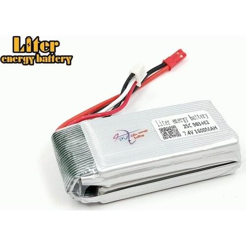 7.4V 1600mAh 903462 25c lithium WLtoys V913 L959 L202 Yi TY923 Huajun HJ817 HJ816 Lipo battery lipo 7.4v lipo 2s
