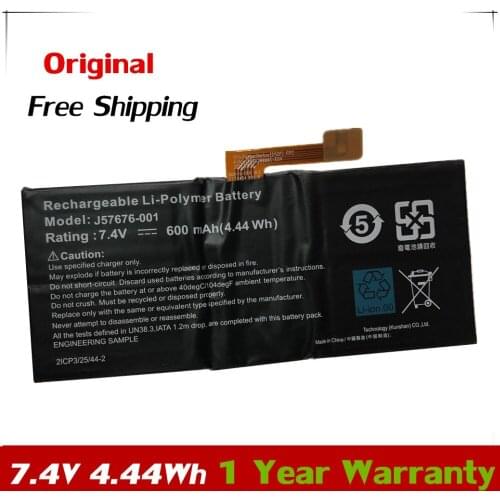 7XINbox 7.4V 4.44Wh 600mAh Original J57676-001 Laptop Battery For Getac 2ICP3/25/44-2 Series Tablet J57676-001