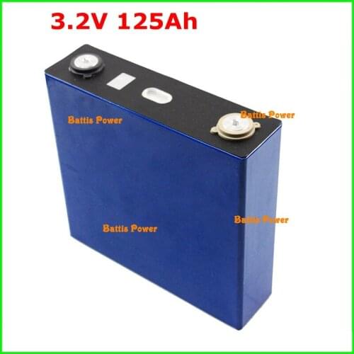 8pcs lifepo4 battery 3.2v 125Ah 120Ah cells 3C discharge for energy storage system EV motor home camper caravan