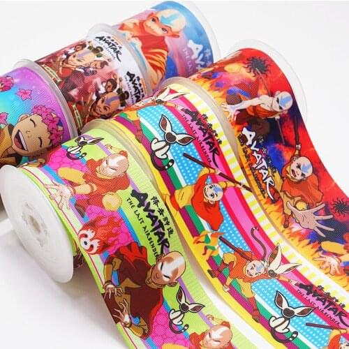Free shipping 2020 new arrival cartoon character 10 yards printed custom 3 inch grosgrain ribbons 51798