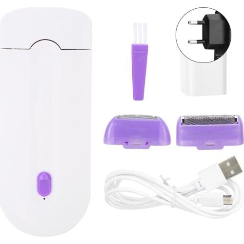 Hair Removal Epilator Machine USB Charging Plug- In Dual Use Women Smooth Hair Painless Removal Tools 100-240V