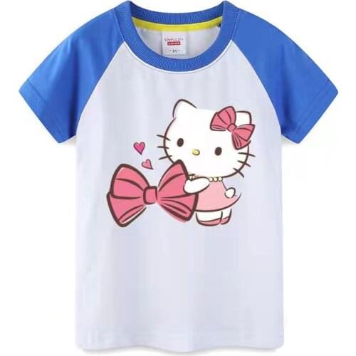 Hello Kitty Short Sleeve T-shirts For Girls