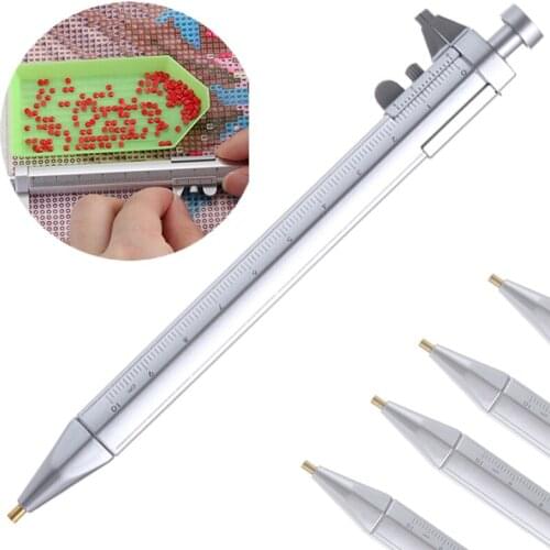 5D DIY Diamond Painting Tool Diamond Painting Point Drill Pen With Vernier caliper Diamond embroidery accessories