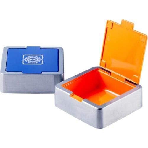 Creative Ashtray with Cover Seal Windproof Personality Fashion Bar Ashtray Metal Furnishings Gifts Office Living Room