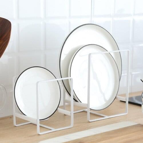 Kitchen Bowl Dishes Storage Rack Dinner Plates Dish Self Drying Metal Organizer Shelf Stand Holder Home Kitchenware