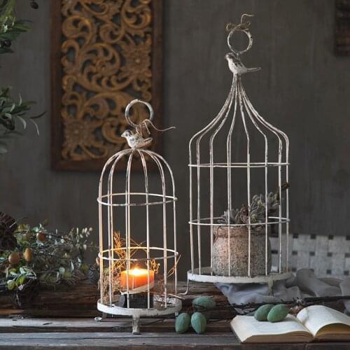 Leearts Decorative Cage Candlesticks
